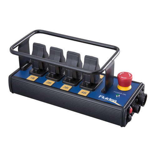 Handbediengerät mit 5 Tasten - PU1 - FLUIDEA - IP65 / Notausschalter