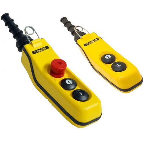 Handbediengerät mit 3 Tasten - PRL - FLUIDEA - IP65 / Notausschalter / Handgerät