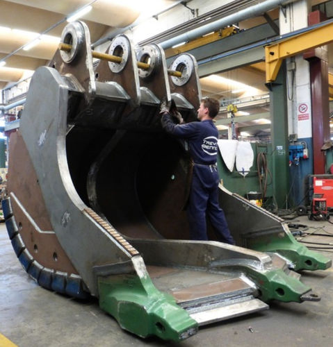 Standardschaufel mit Zähnen - WBR series - Trevi Benne - für Lademaschinen / für Hydraulikbagger