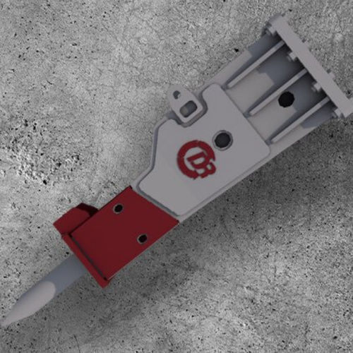 Hydraulischer Presslufthammer - DSB & DFX-Series - Demarec - für Baustellen
