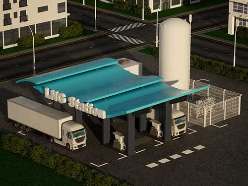 LNG-Betankungsstation - Cryo Star - stationär