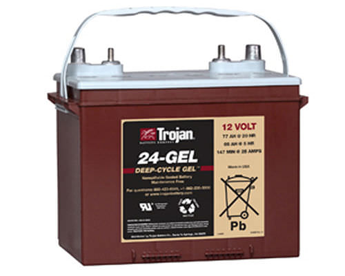 Säure-Blei-Gel-Batterie - 24-Gel - Trojan Battery Company - Block / 12 V / zyklenfest
