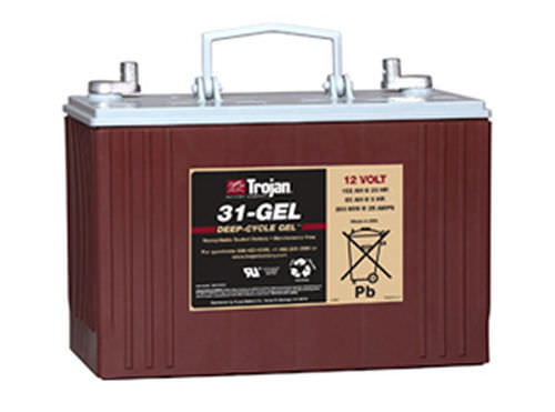 Säure-Blei-Gel-Batterie - 31-Gel - Trojan Battery Company - Block / 12 V / zyklenfest