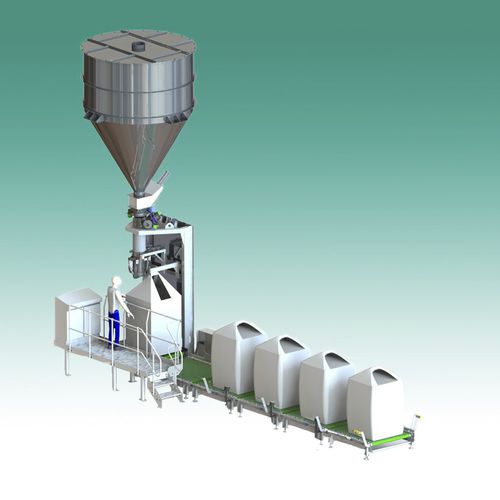 Automatische Big-Bag-Befüllstation - IBC-PW - Webster Griffin Ltd