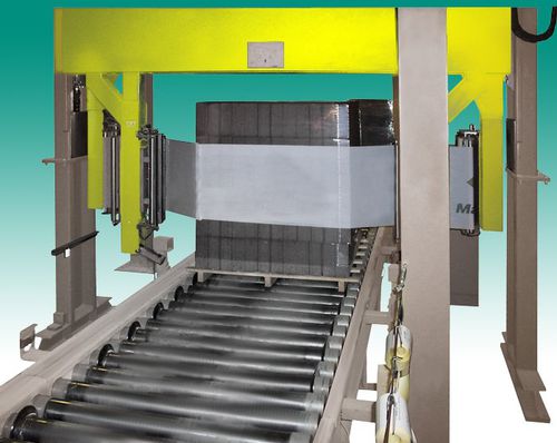 Horizontaler Stretchwickler - Uniband 600 Auto - Webster Griffin Ltd - automatisch / Paletten / mit Stretchfolie