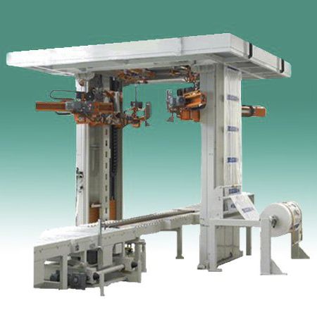 Stretchwickler mit Dreharm - Endurance M6000VS - Webster Griffin Ltd - automatisch / Paletten / für Säcke
