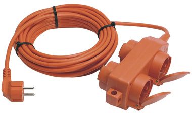 Elektrische Verlängerungsleitung / mit Verteilersteckdose - 16 A, 230 V, 10 m - as - Schwabe GmbH