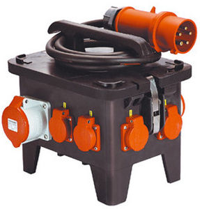 Voll ausgestattetes Elektrogehäuse - 16 - 32 A, 440 V - as - Schwabe GmbH - tragbar / Kunststoff / für Verteiler