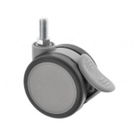Lenkrolle - DS series - ROSS HANDLING LTD - mit Grundplatte / Doppel / für Möbel