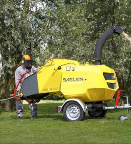 Holzhäcksler auf Anhänger - SAELEN WS/16-35 DT - Saelen industrie