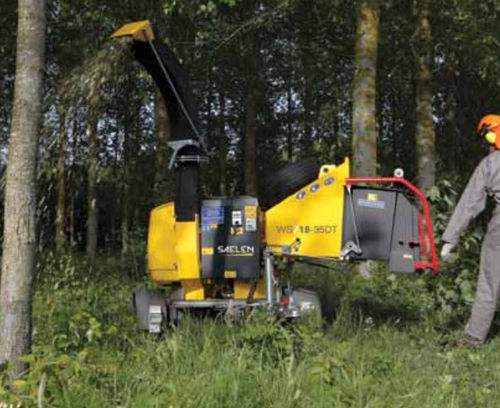 Traktormontierter Holzhäcksler - SAELEN WS/18-35DT - Saelen industrie