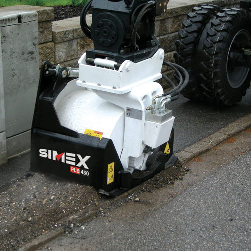 Bodenstehende Hobelmaschine - PLB 450 - Simex S.r.l - für Bagger