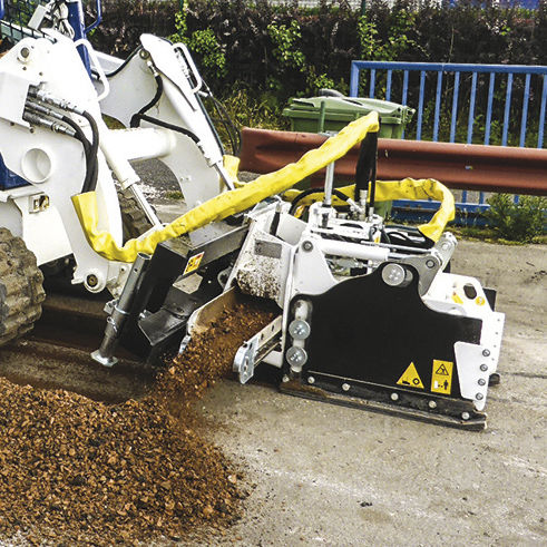 Bodenstehende Hobelmaschine - PLC 30 - Simex S.r.l - für Bagger