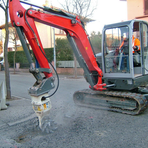 Schrämfräse für Bagger - TF 200 - Simex S.r.l - im Kaltzustand
