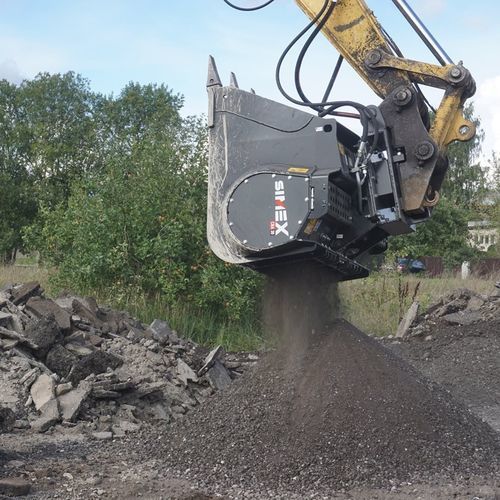 Brecherschaufel - CBA 30 - Simex S.r.l - für Hydraulikbagger / mit 4 Zähnen
