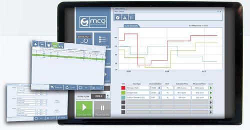 Kontrollsoftware - Creator - MCQ Instruments - für Gasmischer