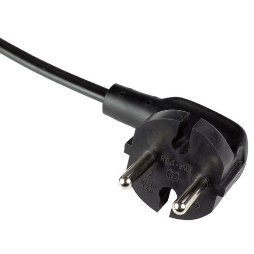 Zweipoliger Stecker - K6A-5W1 - Müller Plastik GmbH - Schuko / CEE