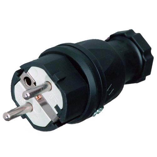 Steckdose und Stecker / IP44 - 9016 000, 9027000 - Müller Plastik GmbH - robust / zweipolig / Mit Erdung