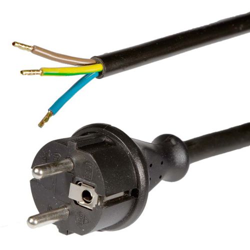 Stecker Netzkabel - 2511, 2521, 2531, 2541 Series - Müller Plastik GmbH