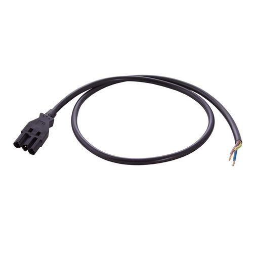 Stecker Netzkabel - Qneqt PVC / RPR - Müller Plastik GmbH - mit Verriegelungssystem / halogenfrei