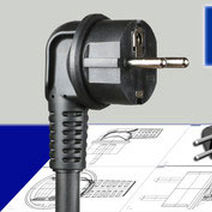 IP44-Stecker - M09B - Müller Plastik GmbH - spritzwassergeschützt / zweipolig / CEE