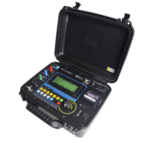 Digitales Mikroohmmeter - MPK-256/7 - 100A - Sourcetronic GmbH - tragbar / 4-Leiter / batteriebetrieben