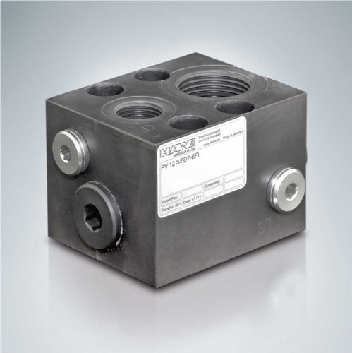 Hydraulisch gesteuertes Ventil - PV  - HAWE Hydraulik SE - für Öl / für Pumpen / kompakt