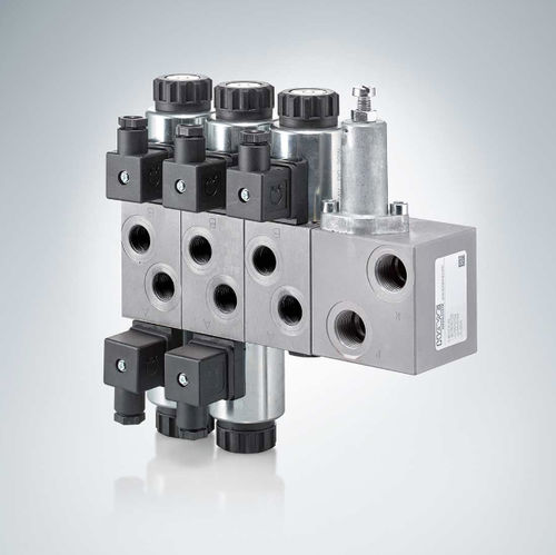 Hydraulik-Wegeventil / Schieber - CWS series - HAWE Hydraulik SE - vorgesteuert / kompakt / Aluminium