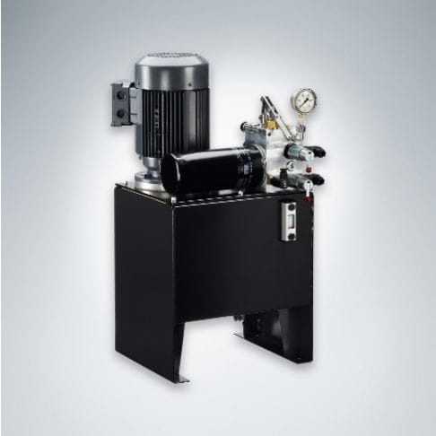 Hydraulikaggregat mit Elektromotor - H series - HAWE Hydraulik SE - Tank / für Hubanwendungen / Umschlag