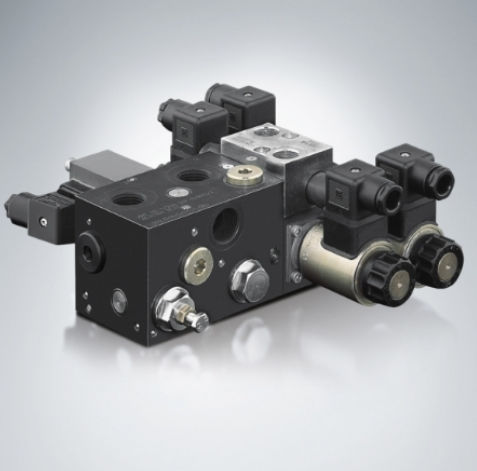 Hydraulik-Wegeventil / mit Klappe - HMT  - HAWE Hydraulik SE - direktgesteuert / Stahl