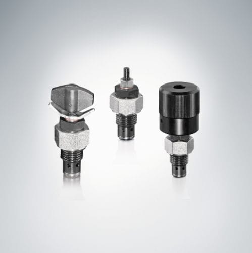 Absperrklappe - AV series - HAWE Hydraulik SE - hydraulisch gesteuert / Regel / Absperr