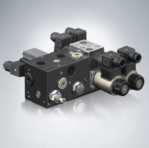 Hydraulik-Wegeventil / mit Klappe - HMT  - HAWE Hydraulik SE - direktgesteuert / Stahl