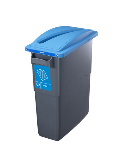 Kunststoff-Abfallbehälter - max. 490 x 290 x 450 mm  - Engels Manutention et Environnement - für Industrieprodukte / mit Deckel