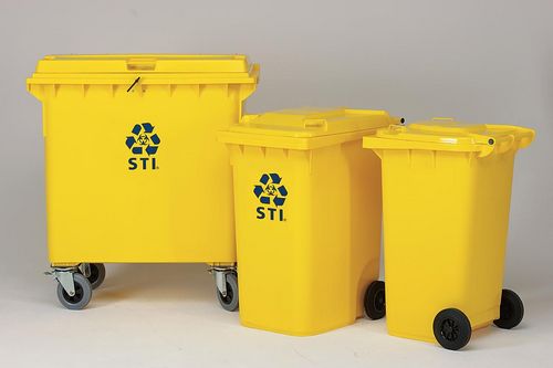 Kunststoffmüllbehälter - MGB ZHA series - Engels Manutention et Environnement - für medizinische Produkte / mit 2 Rädern