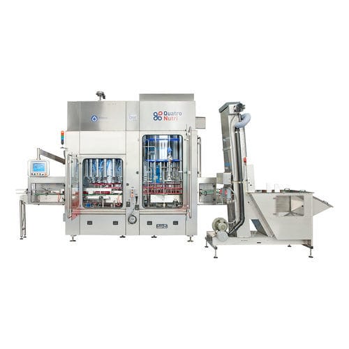 Automatische Füll- und Verschließanlage - Quatro Nutri - Hema Filling - Flaschen / Monoblock / Dreh