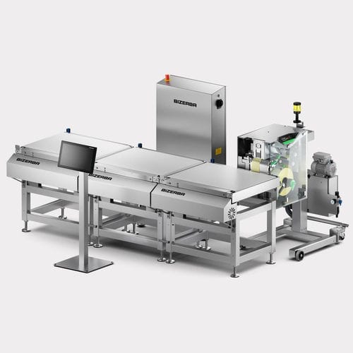 Automatische Etikettiermaschine - GLM-I 40 - BIZERBA - für Karton / für Kisten / Dosen