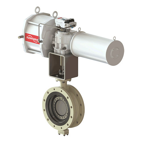 Hochleitungsventil - Valtek TX3 - FLOWSERVE - mit Absperrklappe / pneumatisch gesteuert / Durchsatzkontrolle