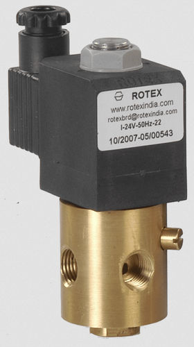 Vorgesteuertes Magnetventil - 30370 - Rotex Automation Limited - 3-Wege / normal geschlossen / Wasser