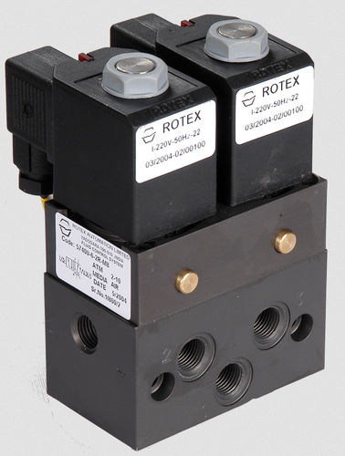 Vorgesteuertes Magnetventil - 57400 - Rotex Automation Limited - 5-Wege / NC / für Gas