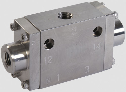 Vorgesteuertes Magnetventil - GVAF7411 - Rotex Automation Limited - 5-Wege / für Gas / für Öl
