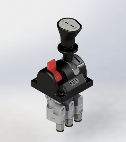 Kolbenventil - FET - Rotex Automation Limited - manuell / Steuerung / für Luft