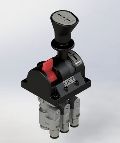 Kolbenventil - UBT - Rotex Automation Limited - manuell / Steuerung / für Luft