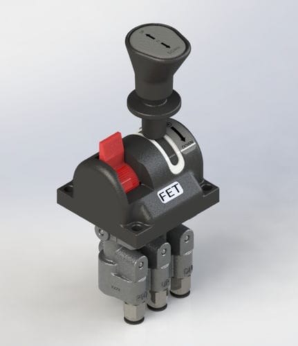 Kolbenventil - SOV - Rotex Automation Limited - manuell / Steuerung / für Luft