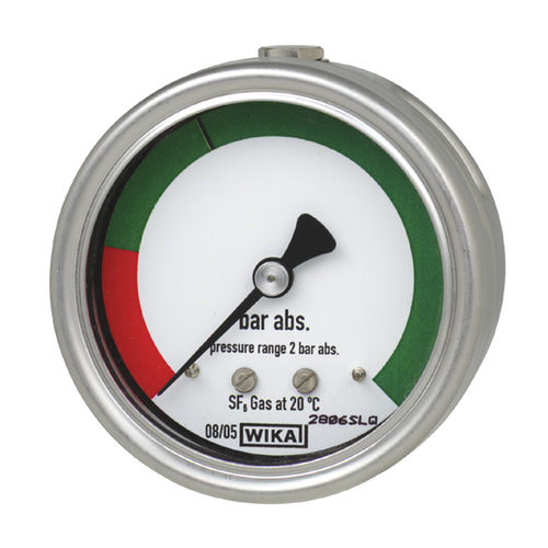Manometer mit Zifferblatt-Anzeige - GDI-063 - WIKA Alexander Wiegand SE & Co. KG - Edelstahl / für SF6