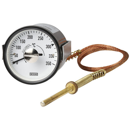 Thermometer / Gasdruck mit Fernleitung - SB15 - WIKA Alexander Wiegand SE & Co. KG - mit Zifferblatt-Anzeige / für Oberflächenmontage / für Gas