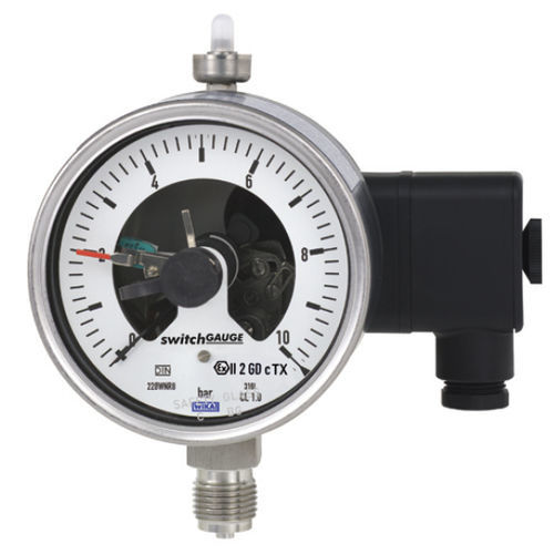Manometer mit Zifferblatt-Anzeige - PGS23.100 - WIKA Alexander Wiegand SE & Co. KG - Gewinde / G 1/4 / G 1/2
