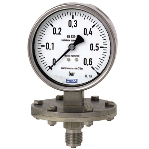 Analoges Manometer - 432.50 - WIKA Alexander Wiegand SE & Co. KG - Gewinde / Flansch / Edelstahl