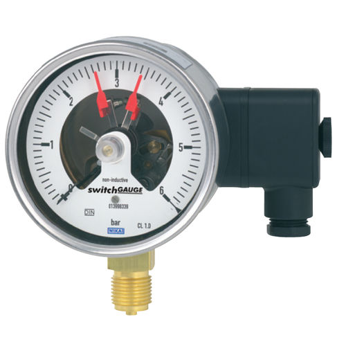 Analoges Manometer - PGS21.1 series - WIKA Alexander Wiegand SE & Co. KG - Gewinde / Edelstahl / Rohrfeder