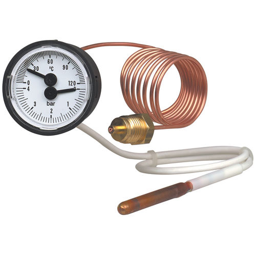 Differential-Thermomanometer - MFT.30.0 series - WIKA Alexander Wiegand SE & Co. KG - mit Zifferblatt-Anzeige / für rückseitigen Einbau / G 1/4