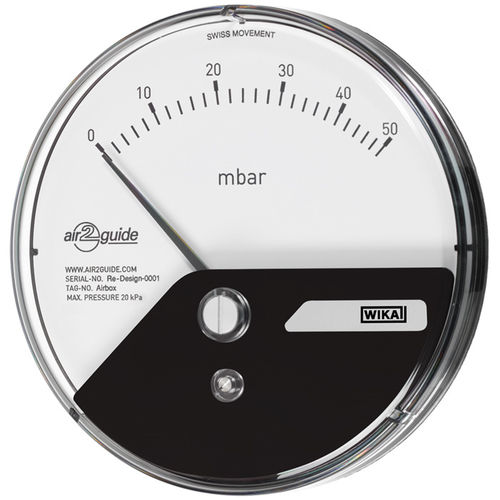 Differential-Manometer - A2G-05 - WIKA Alexander Wiegand SE & Co. KG - analog / für rückseitigen Einbau / IP65